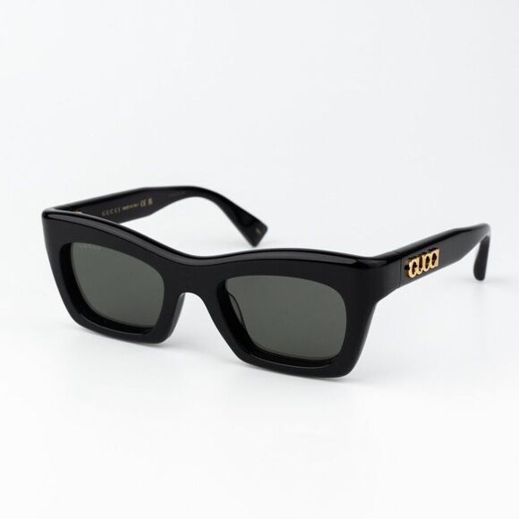 Gucci Women Sunglasses Black Grey Cat Eye GG1773S 001 BRAND NEW main image 13
